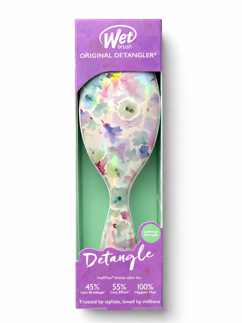 Wet Brush Original Detangler - Floral Limited Edition (Multicolor)